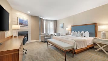 傳統客房, 1 張特大雙人床, 壁爐 | 高級寢具、房內夾萬、獨特設計、獨特裝修