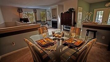 Deluxe Apartment, 1 Bedroom | Living area | Flat-screen TV, DVD player