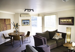 Townhome, 2 Bedrooms | Living area | Flat-screen TV, DVD player - Captain's Quarters (Bermagui)