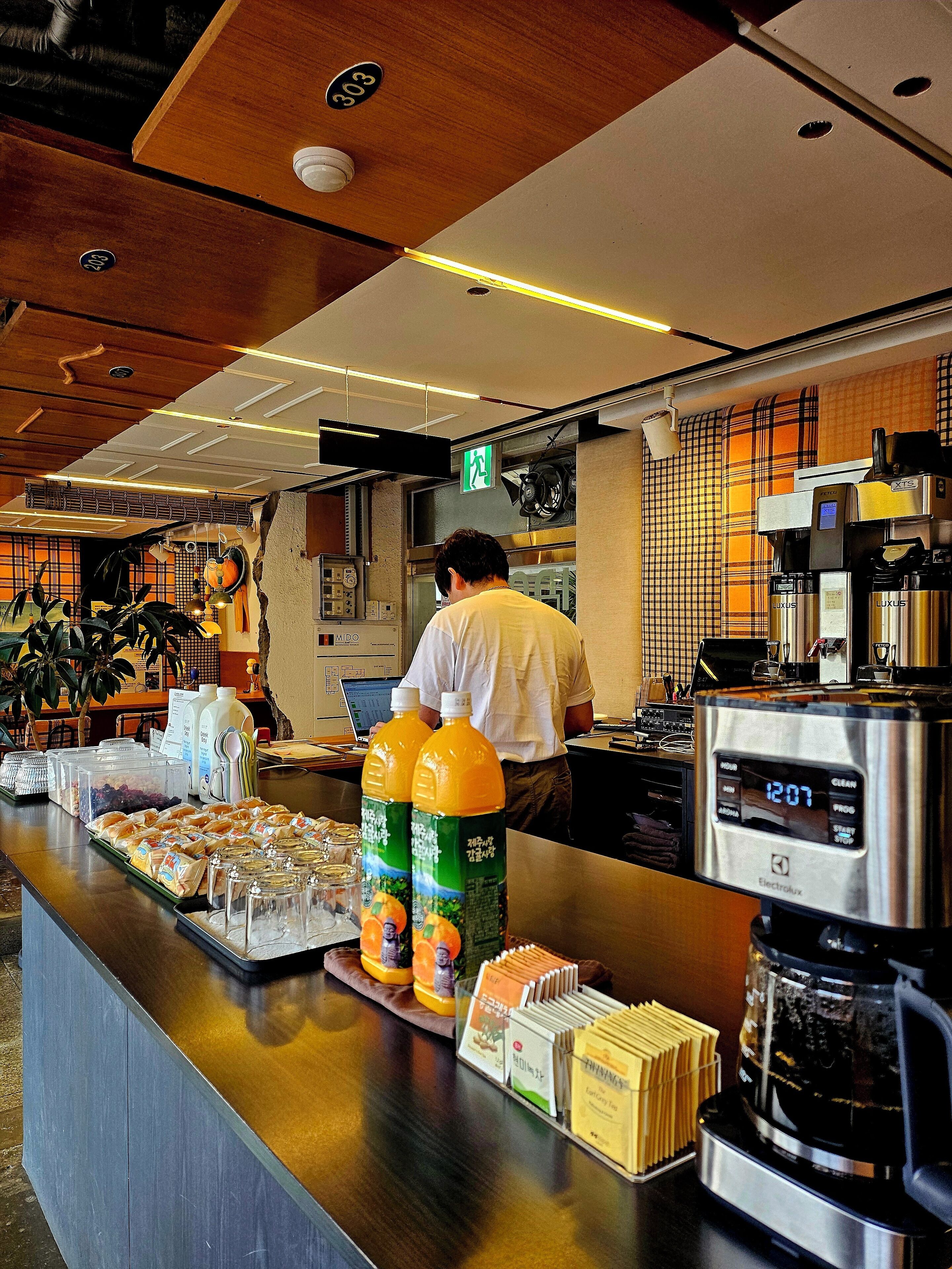 Inbegriffenes kontinentales Frühstück