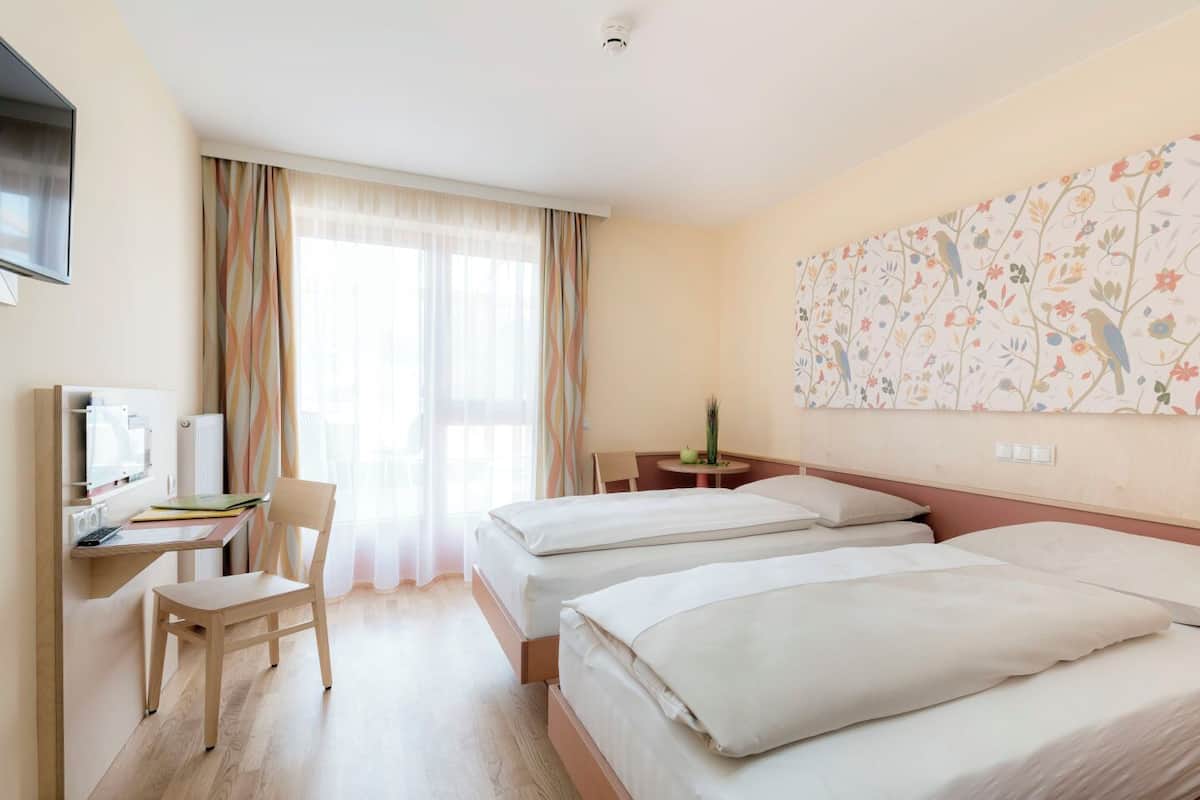 In-room safe, blackout curtains, free cots/infant beds, free WiFi