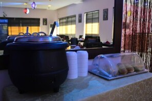 Free daily buffet breakfast