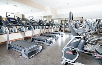 Fitness center at Big Cypress Lodge