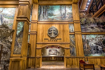 Interior entrance at Big Cypress Lodge
