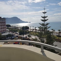 Blick von der Unterkunft