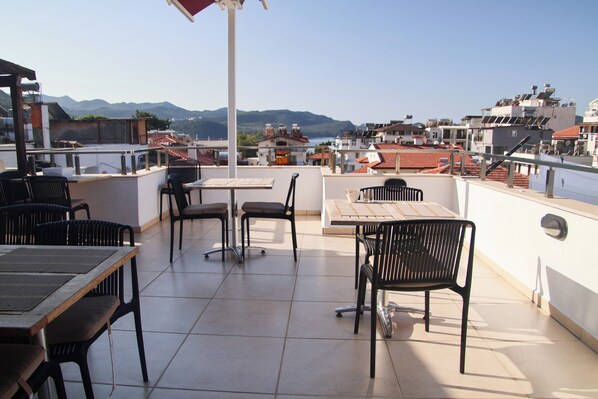 Terrace/patio - Hotel Hermes (Kas)