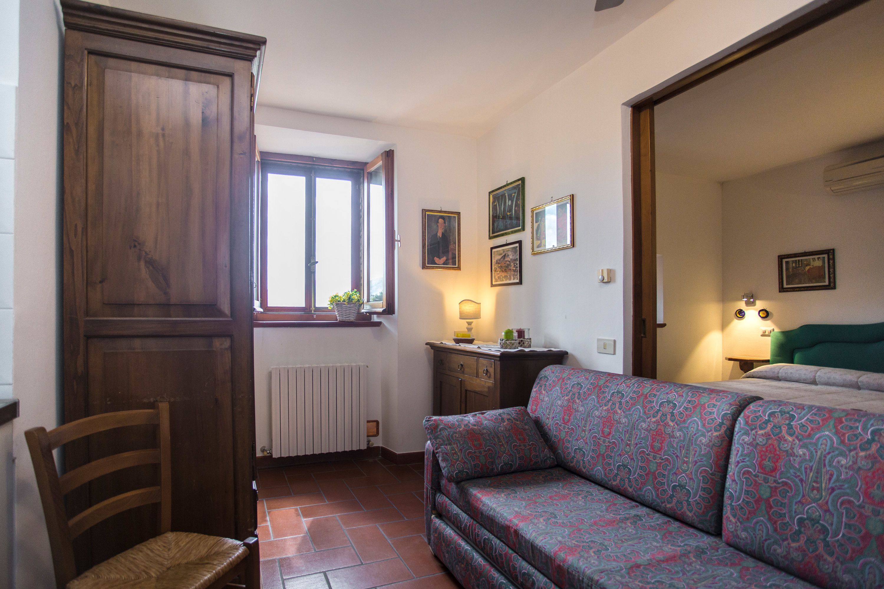 Panorama appartement, uitzicht op vallei