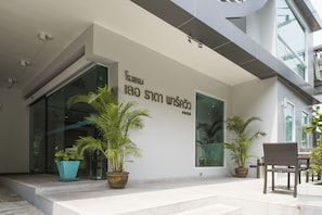 Entrée de l’hébergement