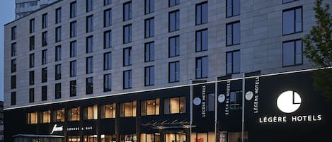 Front of property – evening/night