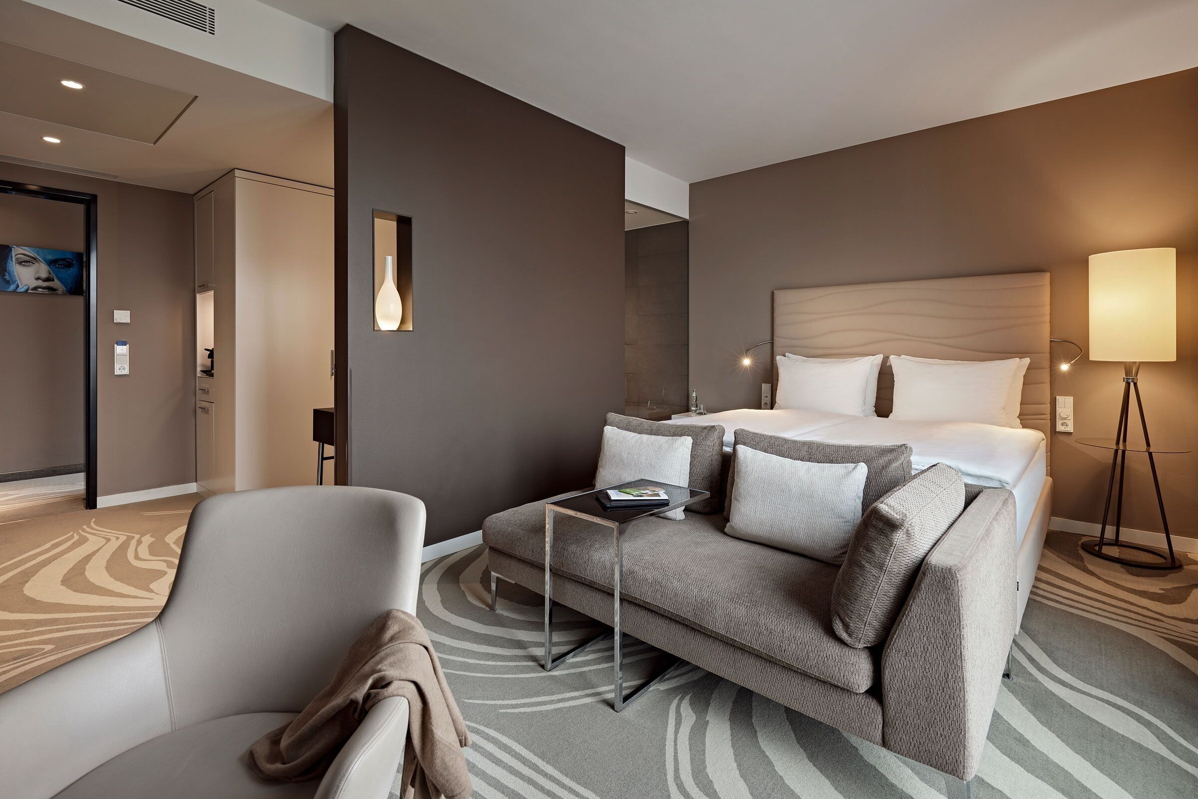 Literie de qualité supérieure, bureau, chambres insonorisées