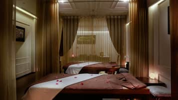 Trị liệu toàn thân, liệu pháp hương thơm, massage đá nóng