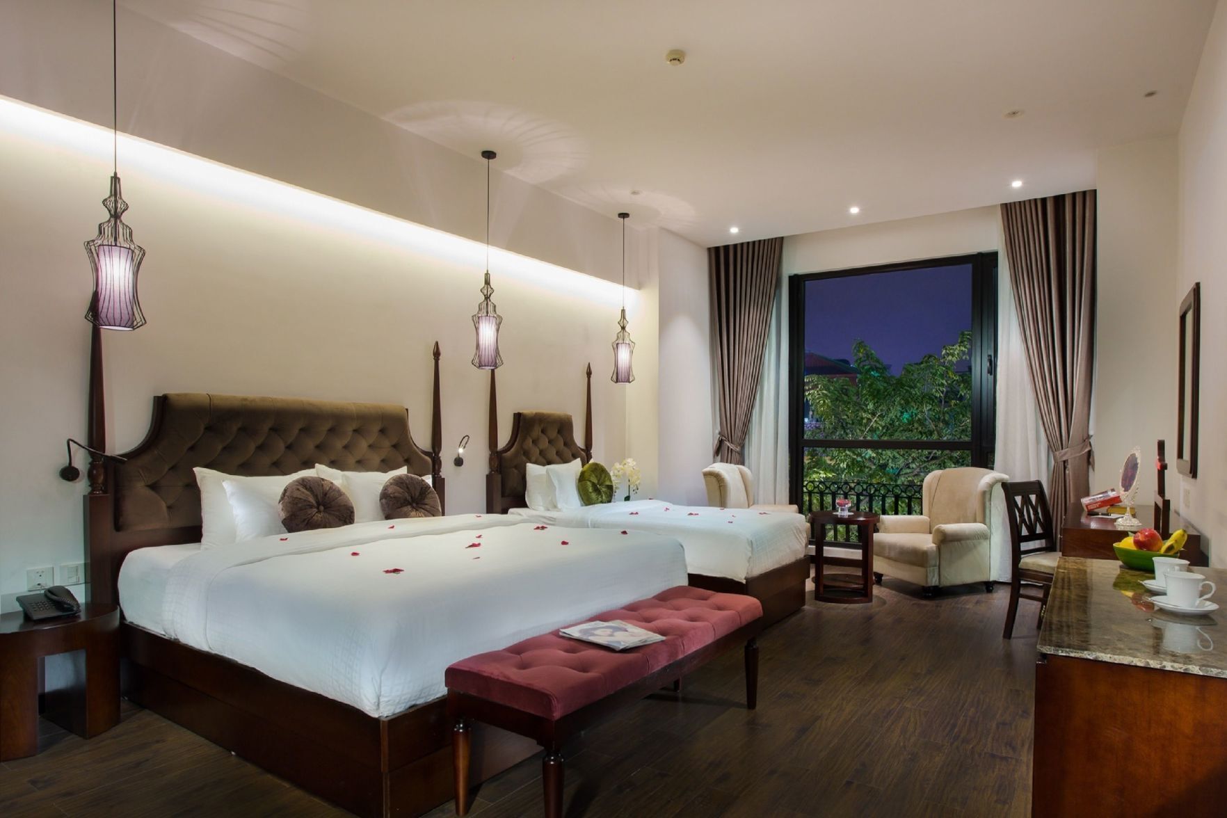 Minibar, in-room safe, desk, blackout drapes