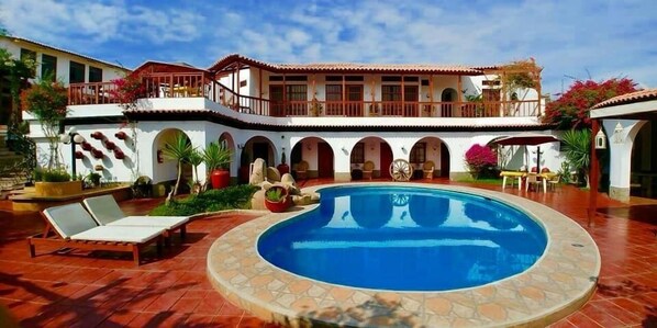 Outdoor wedding area - Don Agucho Hotel (Nazca)
