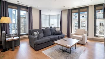 Suite, en angle | 1 chambre, literie de qualité supérieure