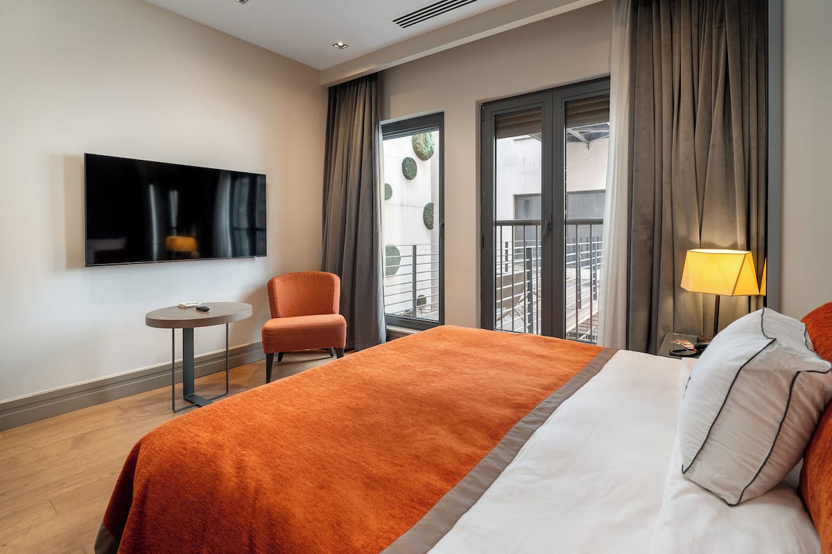 1 habitación y ropa de cama de alta calidad