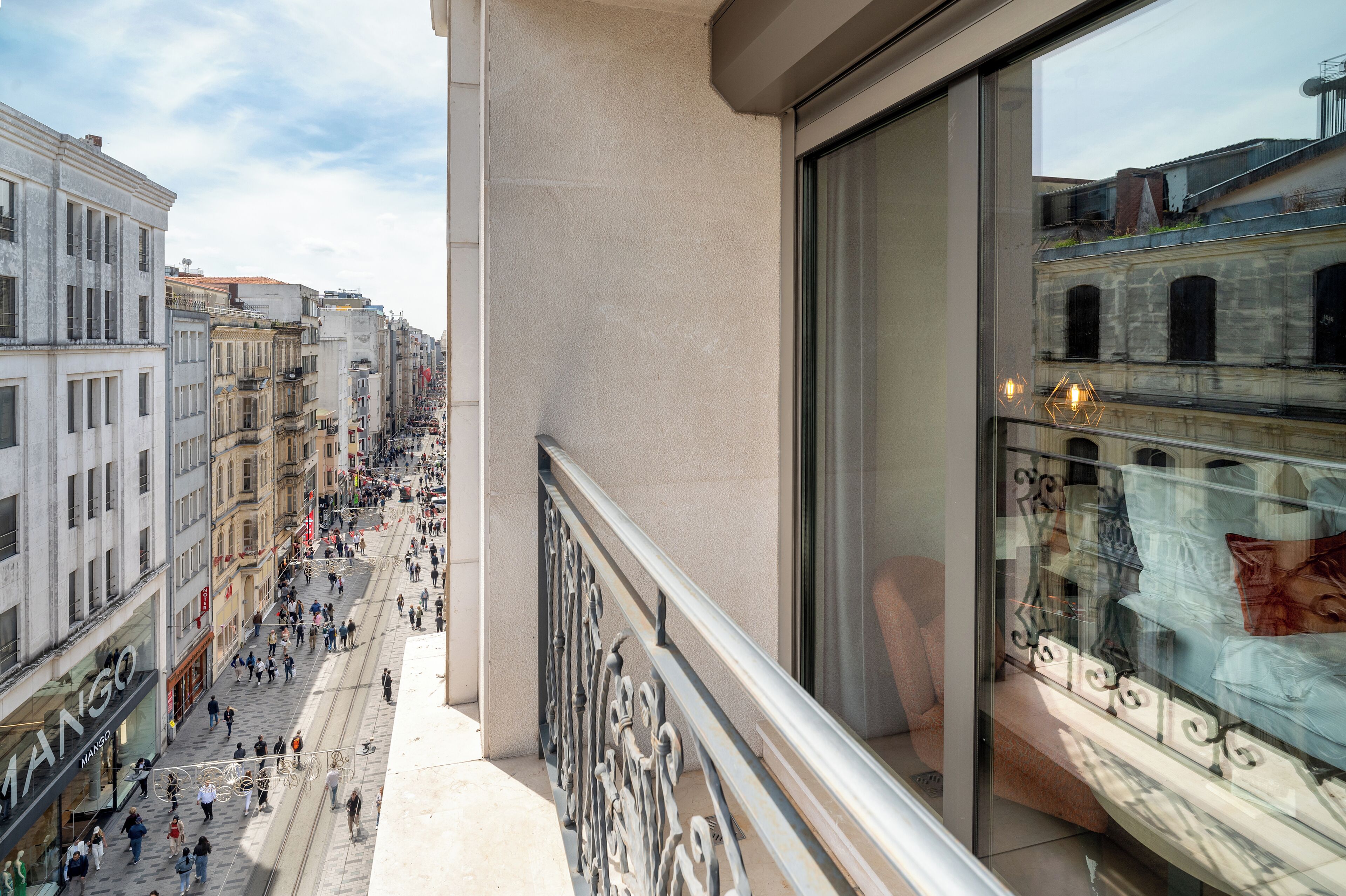 Studiolejlighed - balkon | Premium-sengetøj, pengeskab på værelset, skrivebord