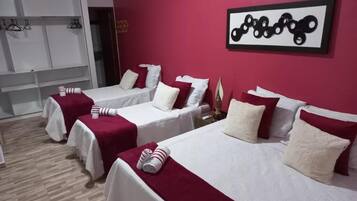 Family Quadruple Room | Individually decorated, free WiFi, bed sheets
