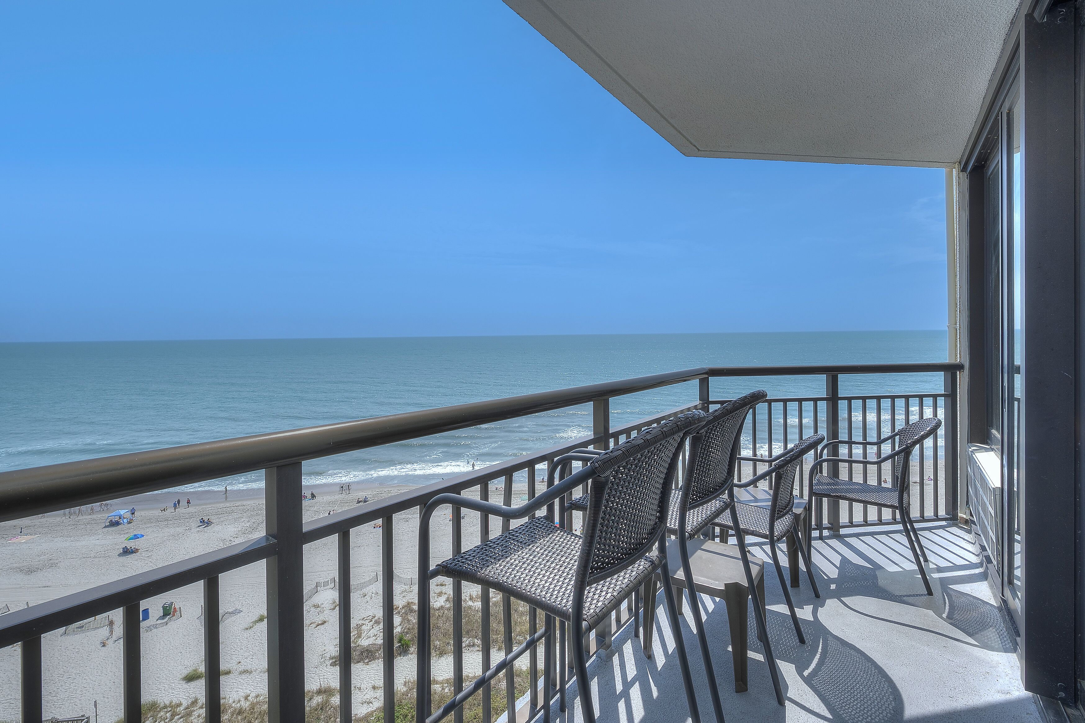 Deluxe Condo, 1 Bedroom, Balcony, Oceanfront (906) | Balcony