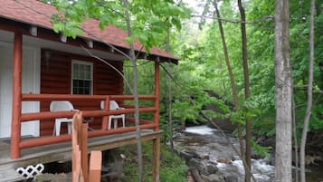 Two Bedroom Log Cabin On The Brook | Iron/ironing board, free WiFi, bed sheets