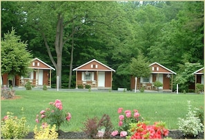 Property grounds - Seven Dwarfs Motel and Cabins (Lake George)
