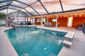 Ferienhaus, 3 Schlafzimmer | Pool | Beheizter Pool