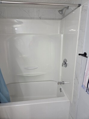 Hair dryer, towels, soap, toilet paper - D' Royals Modern, Elegant and Cozy basement suite. (Edmonton)
