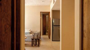 Deluxe appartement, 2 slaapkamers, privézwembad | Interieur