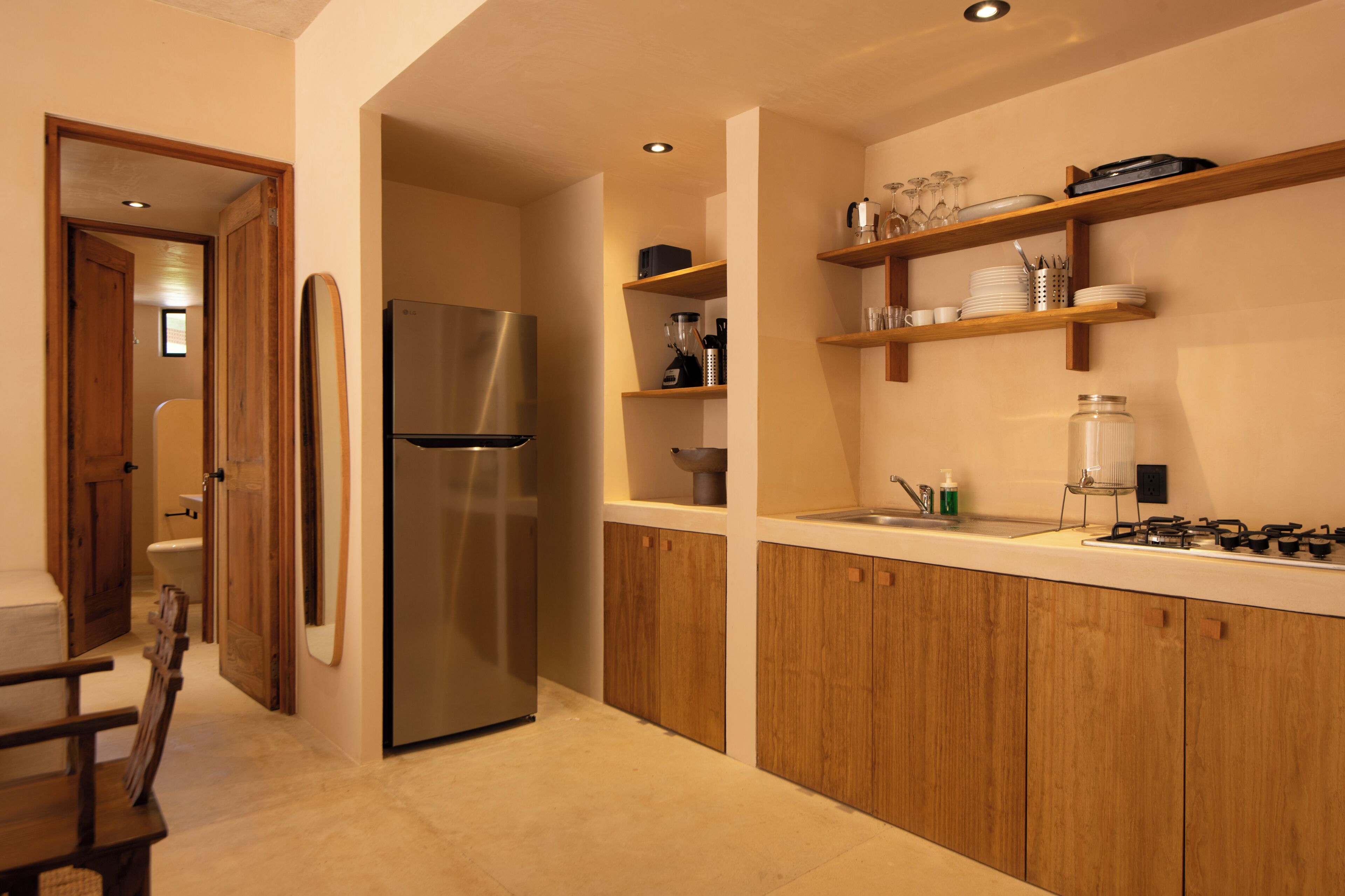 Appartamento Deluxe, 2 camere da letto, piscina privata | Cucina privata