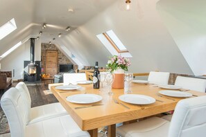 Dining - Seaesta Cottage, Holiday Cottage Broad Haven, Sleeps 8, 4 bedrooms,  bathrooms (Haverfordwest)