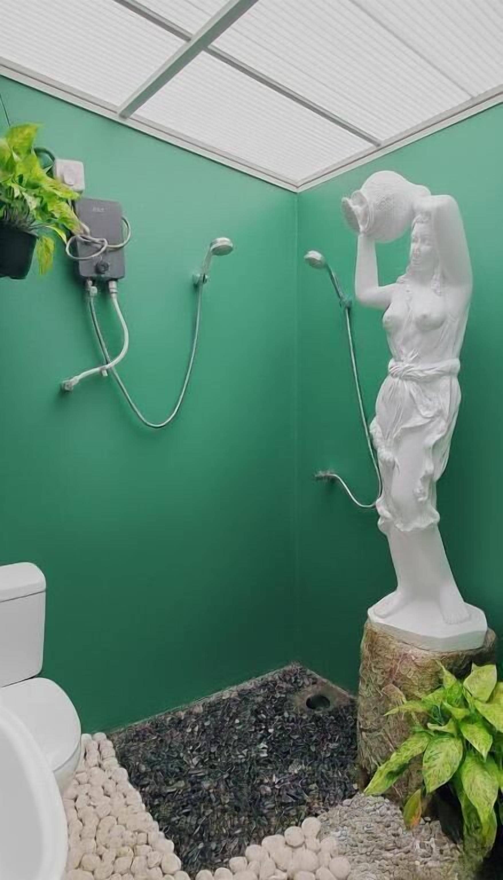 Double Room | Bathroom | Shower, towels
