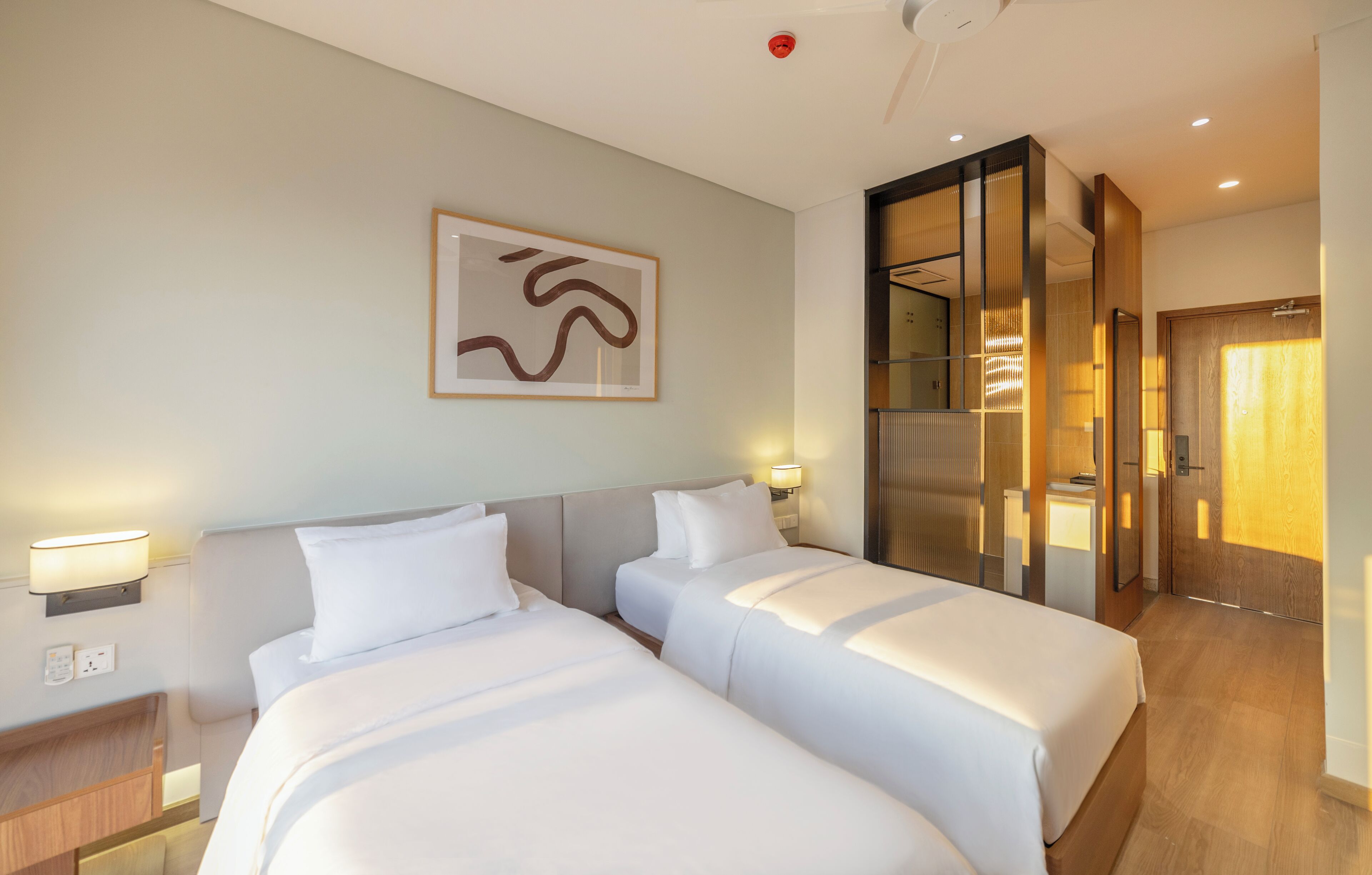 Superior dubbelrum eller tvåbäddsrum - utsikt mot staden