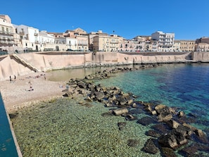 Beach nearby, white sand