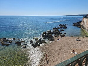 Beach nearby, white sand