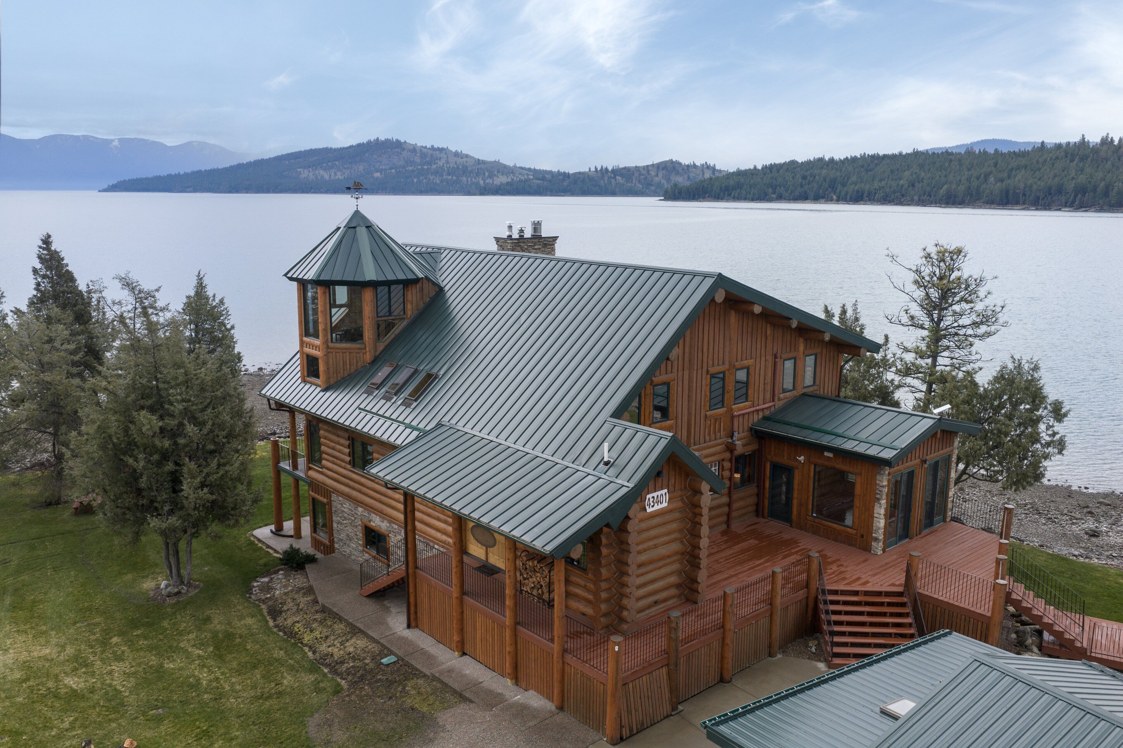 Aerial photo of the front of the home | Exterior
