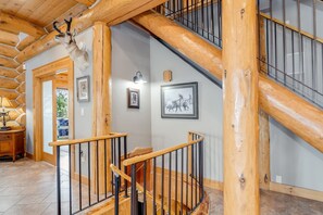 Interior - New! Lakefront Log Home | Private Dock | Indoor Hot Tub | Glacier NP | Flathead Lake | Sleeps 10 (Dayton)