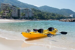 On the beach, sun-loungers, beach towels - 2BR Beachfront at Garza Blanca Vallarta-Oceanfront Resort Living (Puerto Vallarta)