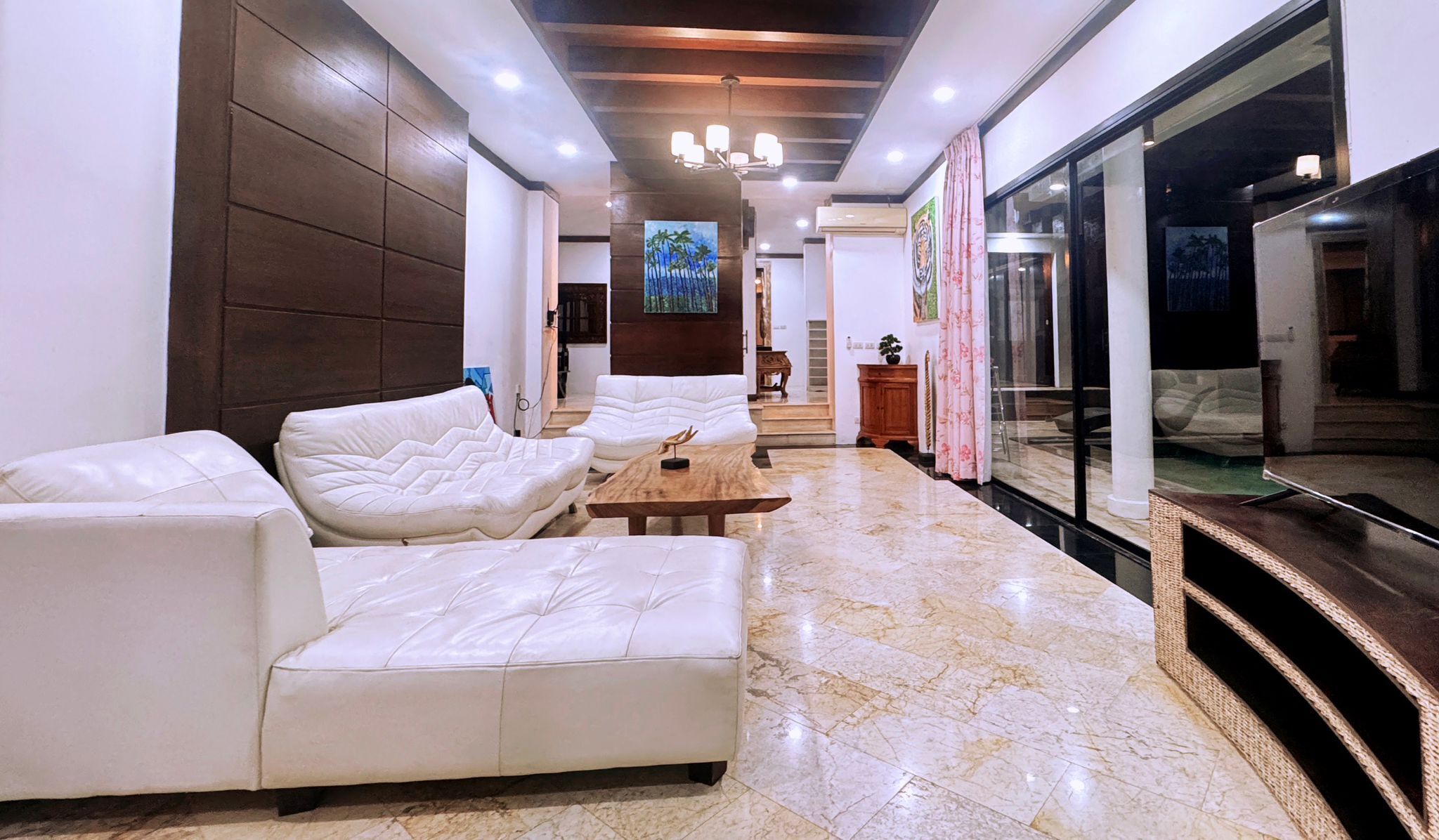 Villa, 4 Bedrooms, Sea View | Lobi