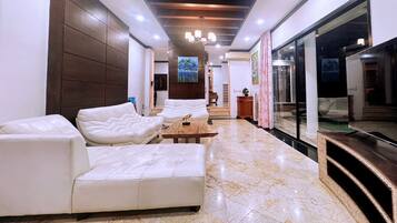 Villa, 4 Bedrooms, Sea View | Lobi