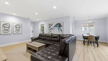 Easy access from the living room directly out to the back patio.