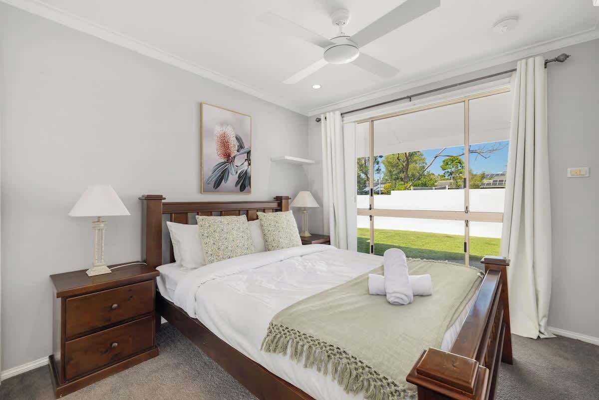 3 bedrooms, iron/ironing board, travel cot, WiFi