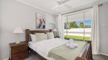 3 bedrooms, iron/ironing board, travel cot, WiFi