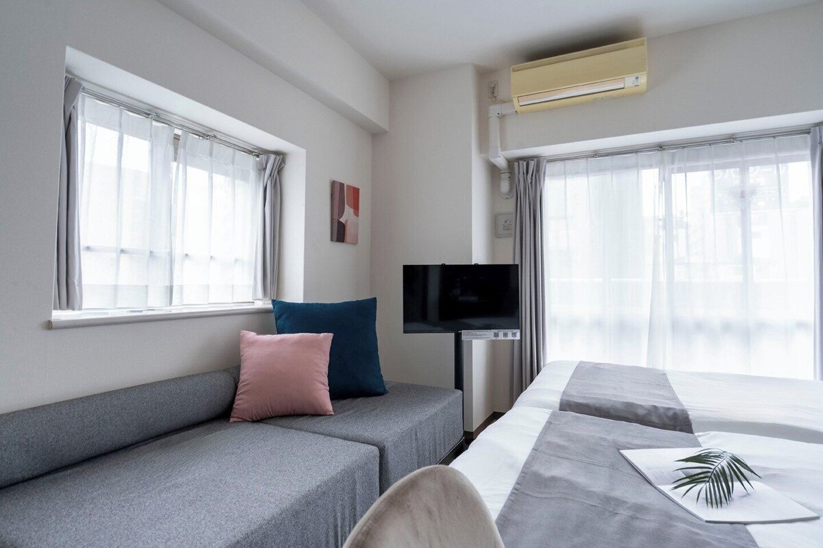 อพาร์ทเมนท์, ปลอดบุหรี่, วิวเมือง (f14) | Wi-Fi ฟรี, ผ้าปูที่นอน