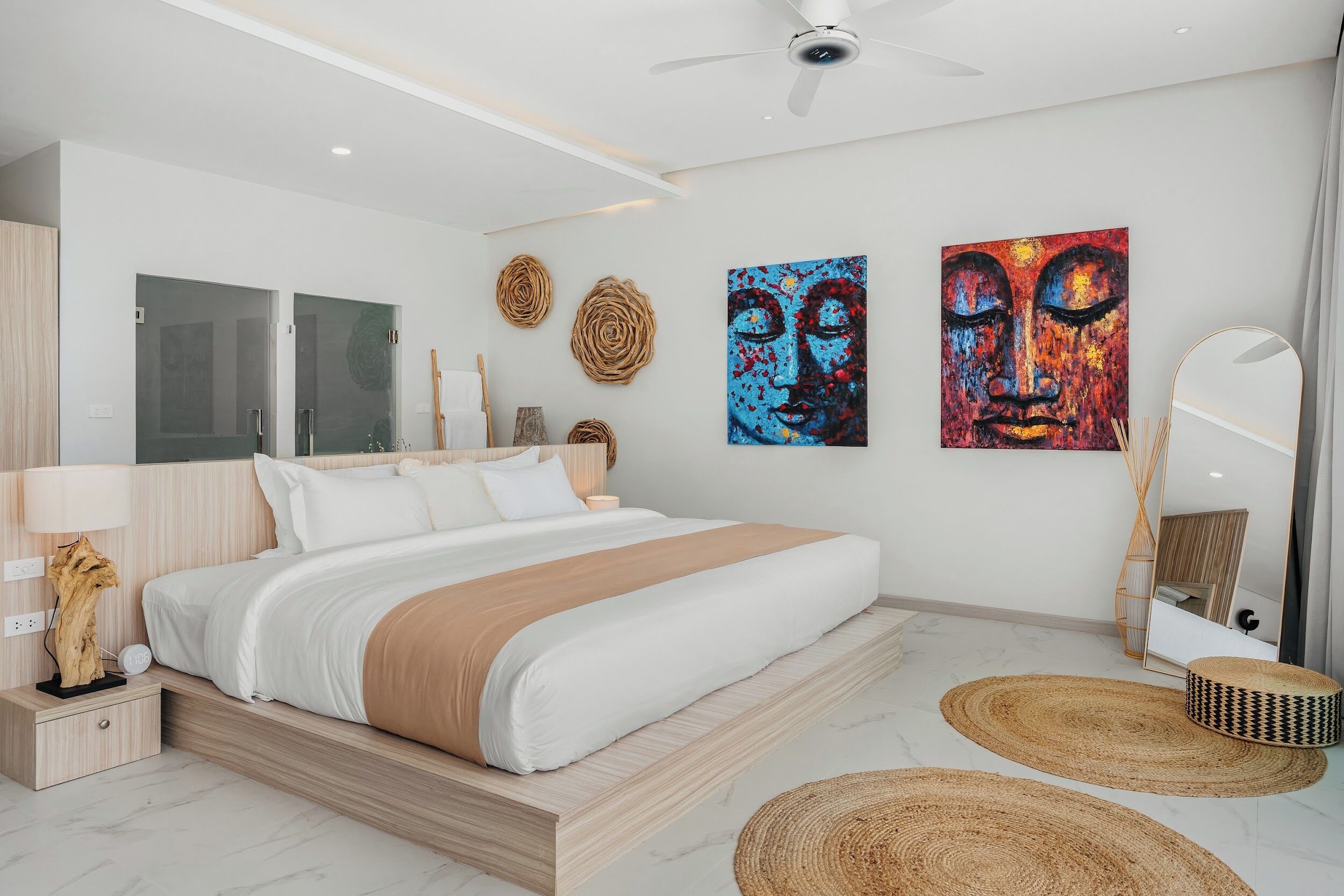 Vila Comfort, 1 Tempat Tidur King, pemandangan laut, menghadap pantai