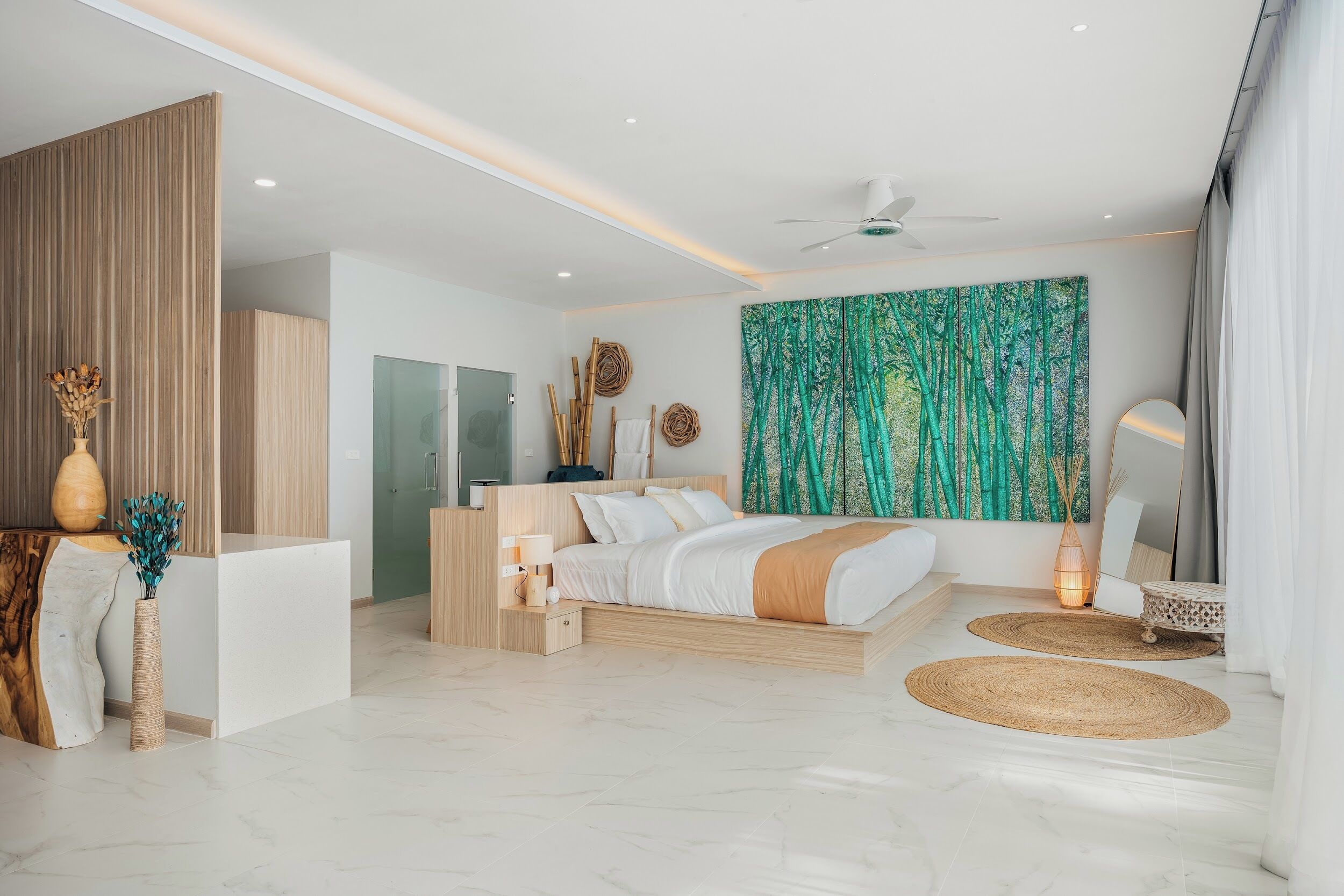 Vila Deluks, 1 Tempat Tidur King, pemandangan laut, menghadap pantai