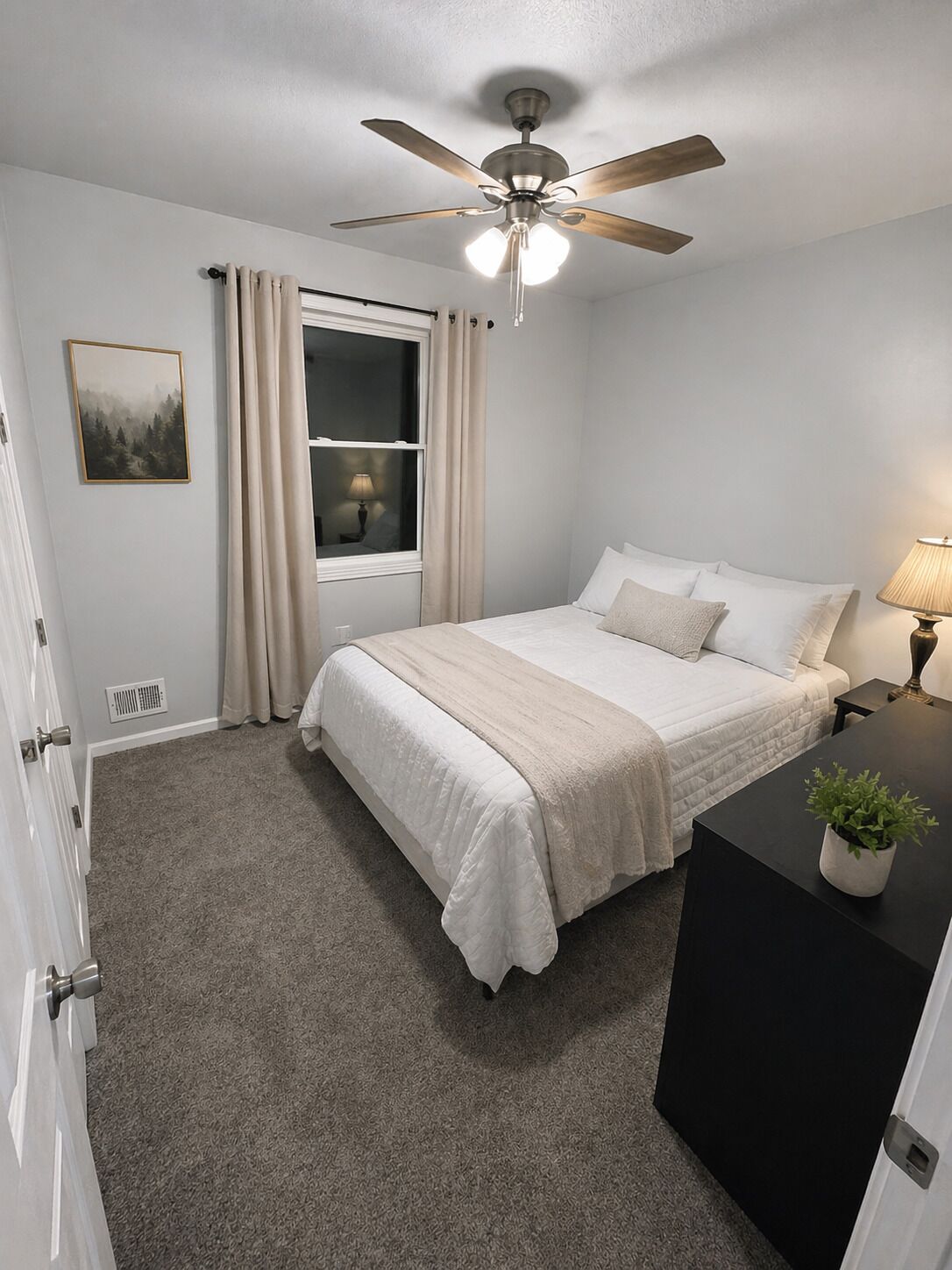 2 habitaciones y ropa de cama 
