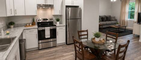 Microwave, oven, stovetop