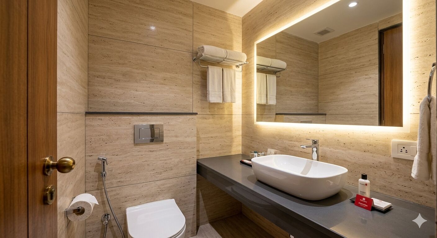 Badewanne und Dusche (separat), Haartrockner, Handtücher, Seife