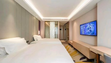 Luxury Twin Room, City View. Lifeng Hotel Huangpu Xiayuan Branch