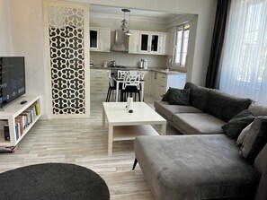 Living area - Apartment in Complex with Pool and Great Location (Antalya)