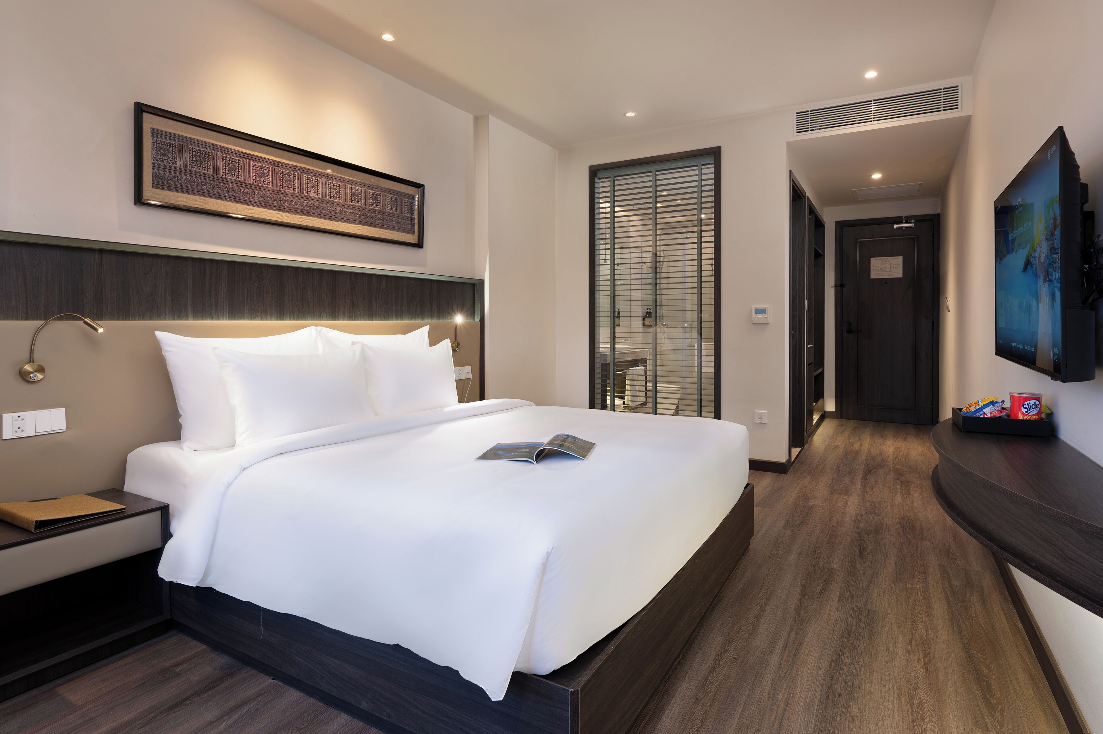 Quarto casal superior, vista para a cidade